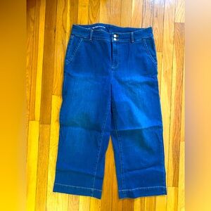 Wide leg crop jeans Talbots